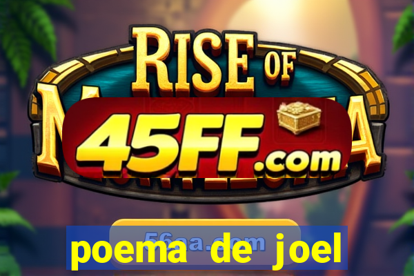 poema de joel rufino dos santos